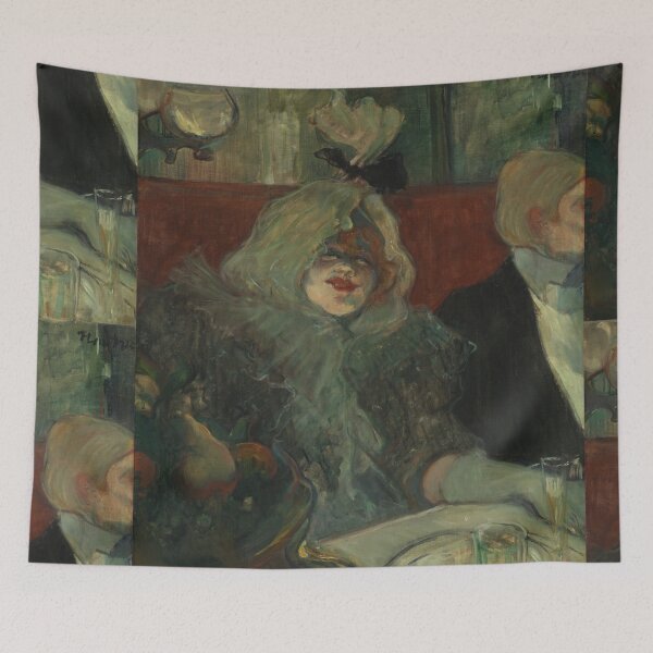 Item preview, In a Private Dining Room by Henri de Toulouse-Lautrec | Belle Époque Cabaret Art Print designed and sold by artofuniverse.