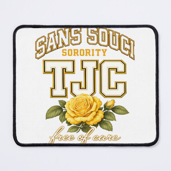 Item preview, Sans Souci TJC Free of Care Shirt | Sorority College Tee | Vintage Greek Life Aesthetic T-Shirt designed and sold by Maravillio.