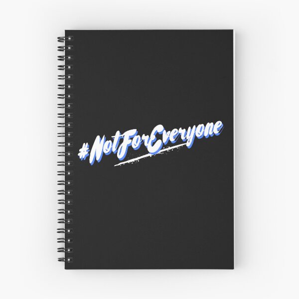 Item preview, #NotForEveryone Hashtag T-Shirt designed and sold by DwishOriginals.
