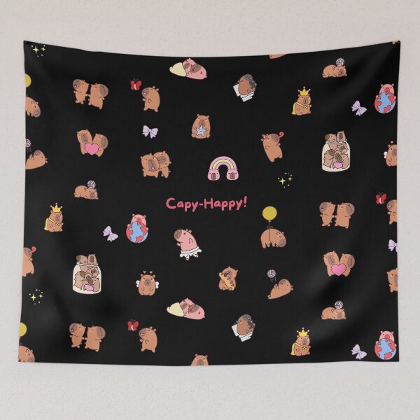 Item preview, capy-happy - colorful capybara pack designed and sold by SpartanDStore.