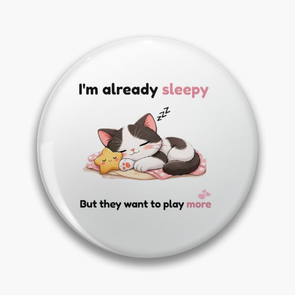 Item preview, I’m Already Sleepy Funny Cat Shirt – Cute Sleepy Cat Quote Design designed and sold by Keep-Healing.