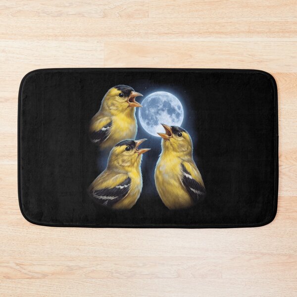 Item preview, American Goldfinch Howling Moon Art Bird Lover Birding designed and sold by TerryConnells.