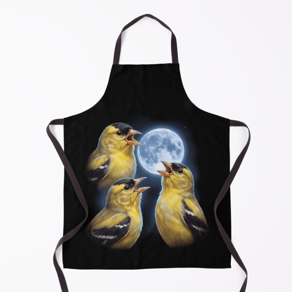 Item preview, American Goldfinch Howling Moon Art Bird Lover Birding designed and sold by TerryConnells.