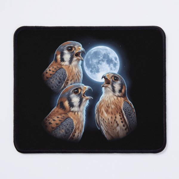 Item preview, American Kestrel Howling Moon Art Bird Lover Birding designed and sold by TerryConnells.