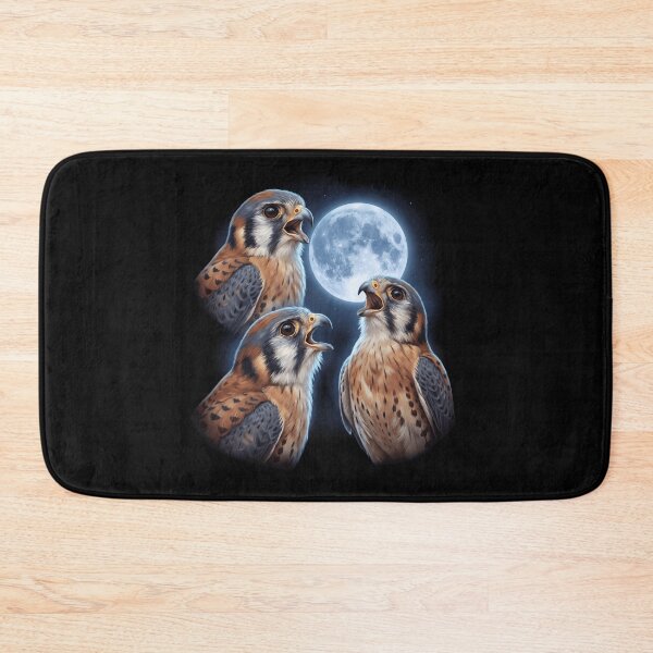 Item preview, American Kestrel Howling Moon Art Bird Lover Birding designed and sold by TerryConnells.