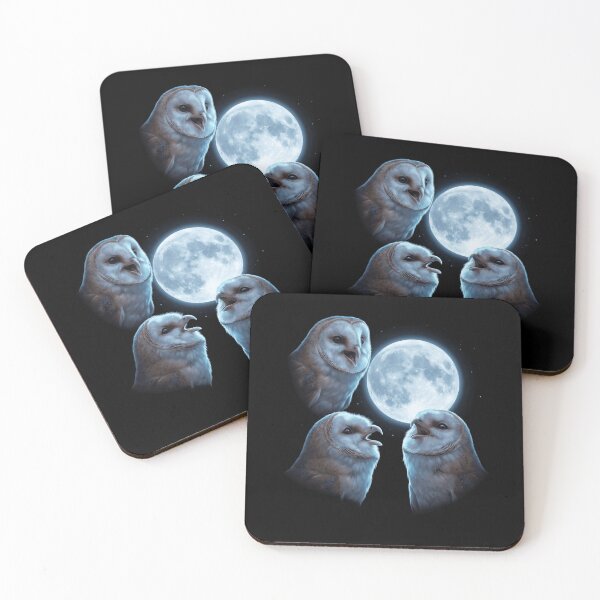 Item preview, Barn Owl Howling Moon Art Bird Lover Birding designed and sold by TerryConnells.