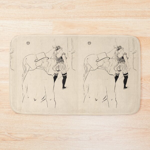 Item preview, In the Wings of the Folies Bergere by Henri de Toulouse-Lautrec | Vintage Cabaret Poster Print designed and sold by artofuniverse.