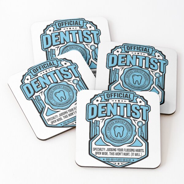 Item preview, Official Dentist Badge Judging Your Flossing Habits Funny Design designed and sold by StillWildink.