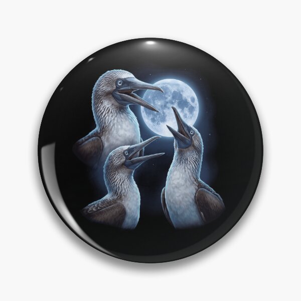 Item preview, Blue Footed Booby Howling Moon Art Bird Lover Birding designed and sold by TerryConnells.