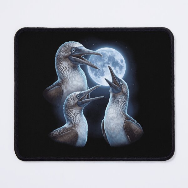 Item preview, Blue Footed Booby Howling Moon Art Bird Lover Birding designed and sold by TerryConnells.
