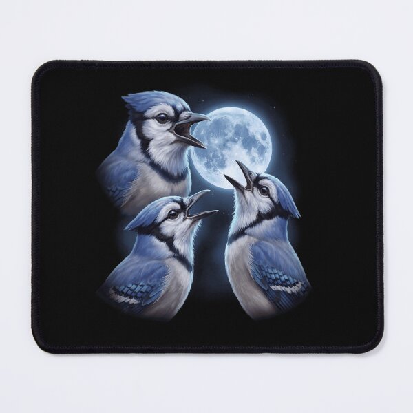 Item preview, Blue Jay Howling Moon Art Bird Lover Birding designed and sold by TerryConnells.