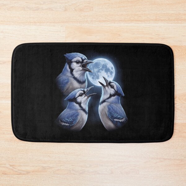 Item preview, Blue Jay Howling Moon Art Bird Lover Birding designed and sold by TerryConnells.