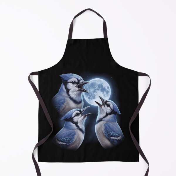 Item preview, Blue Jay Howling Moon Art Bird Lover Birding designed and sold by TerryConnells.