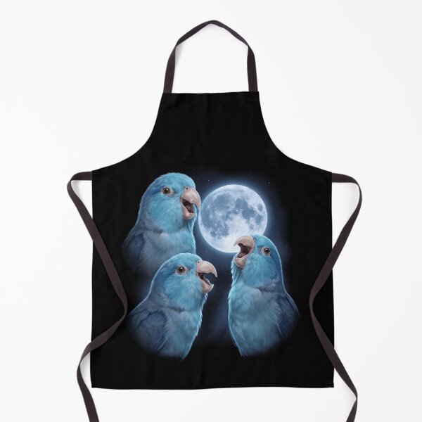 Item preview, Blue Parrotlet Howling Moon Art Parrot Lover designed and sold by TerryConnells.