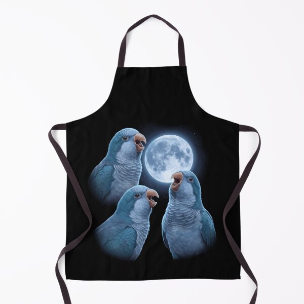 Item preview, Blue Quaker Howling Moon Art Parrot Lover designed and sold by TerryConnells.