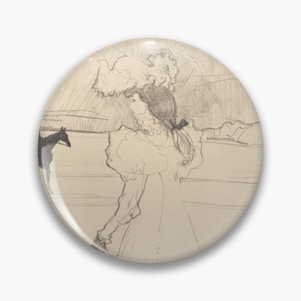 Item preview, In the Woods (Au Bois) by Henri de Toulouse-Lautrec | Belle Époque Fashion Poster Print designed and sold by artofuniverse.