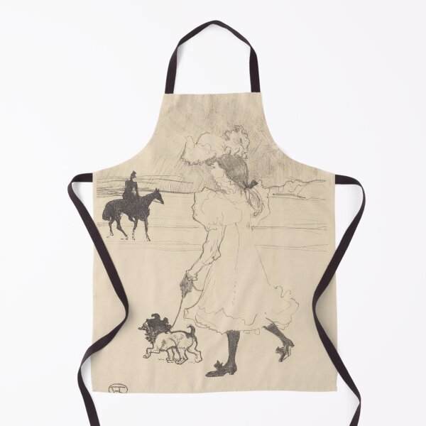 Item preview, In the Woods (Au Bois) by Henri de Toulouse-Lautrec | Belle Époque Fashion Poster Print designed and sold by artofuniverse.