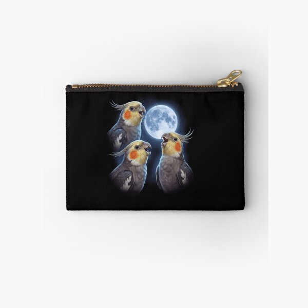 Item preview, Cockatiel Howling Moon Art Parrot Lover designed and sold by TerryConnells.