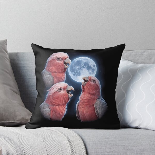 Item preview, Cockatoo Galah Howling Moon Art Parrot Lover designed and sold by TerryConnells.