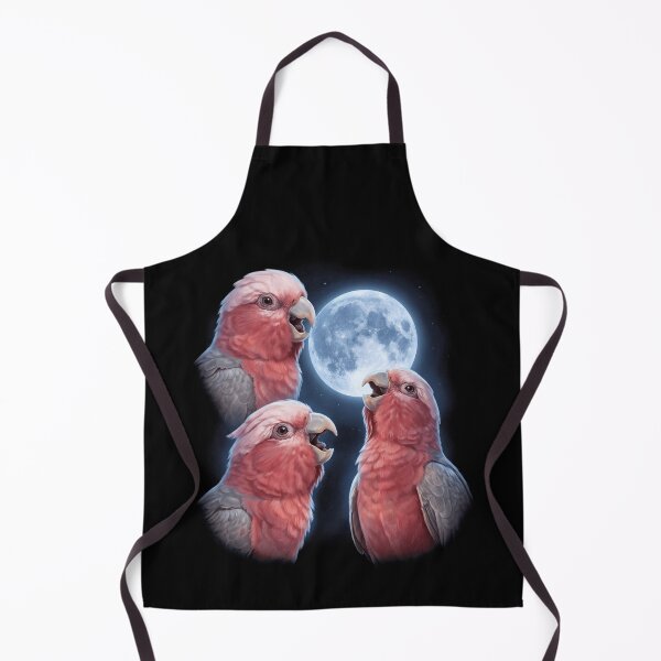 Item preview, Cockatoo Galah Howling Moon Art Parrot Lover designed and sold by TerryConnells.