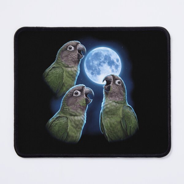 Item preview, Dusky Conure Howling Moon Art Parrot Lover designed and sold by TerryConnells.