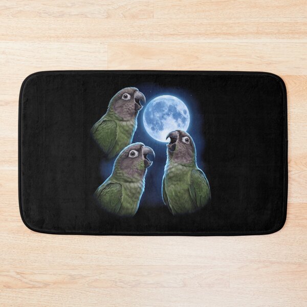 Item preview, Dusky Conure Howling Moon Art Parrot Lover designed and sold by TerryConnells.
