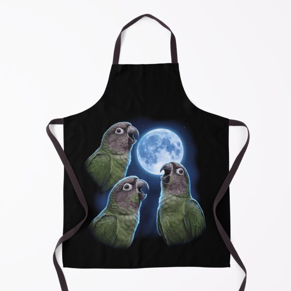 Item preview, Dusky Conure Howling Moon Art Parrot Lover designed and sold by TerryConnells.