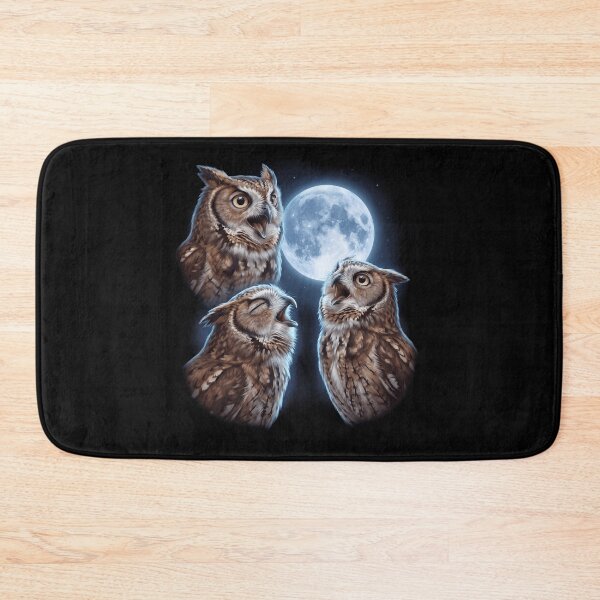 Item preview, Eastern Screech Owl Howling Moon Art Bird Lover Birding designed and sold by TerryConnells.