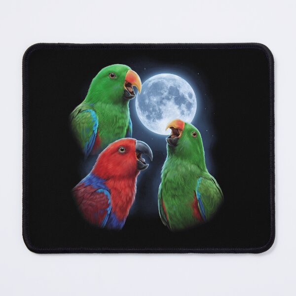 Item preview, Eclectus Howling Moon Art Parrot Lover designed and sold by TerryConnells.