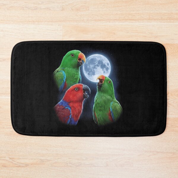 Item preview, Eclectus Howling Moon Art Parrot Lover designed and sold by TerryConnells.