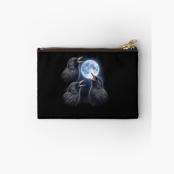 Item preview, European Starling Howling Moon Art Bird Lover Birding designed and sold by TerryConnells.