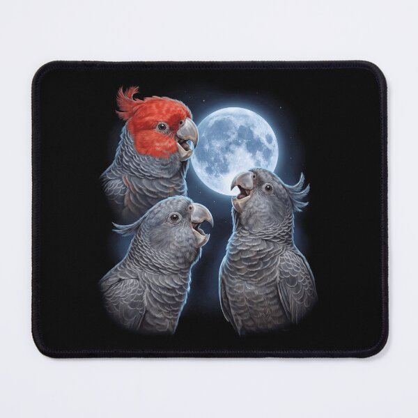 Item preview, Gang gang Cockatoo Howling Moon Art Parrot Lover designed and sold by TerryConnells.
