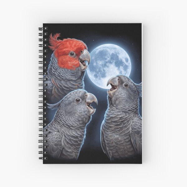 Item preview, Gang gang Cockatoo Howling Moon Art Parrot Lover designed and sold by TerryConnells.