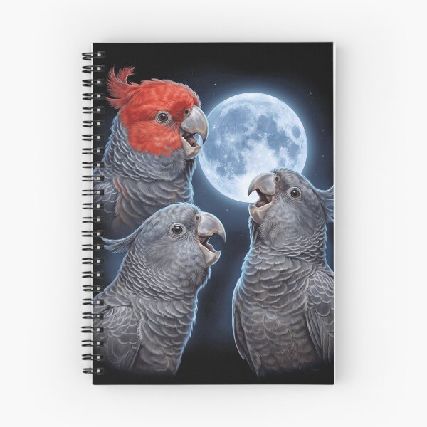 Item preview, Gang gang Cockatoo Howling Moon Art Parrot Lover designed and sold by TerryConnells.