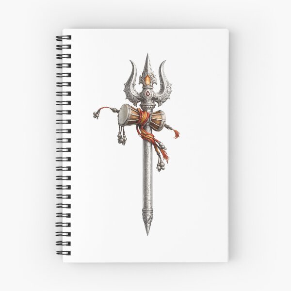 Item preview, Lord Shiva Trishul Sacred Weapon designed and sold by MokshaPrints.