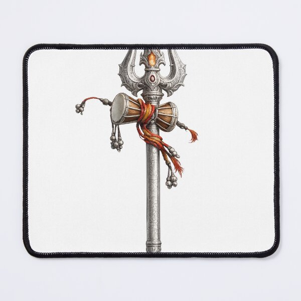 Item preview, Lord Shiva Trishul Sacred Weapon designed and sold by MokshaPrints.