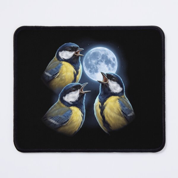Item preview, Great Tit Howling Moon Art Bird Lover Birding designed and sold by TerryConnells.