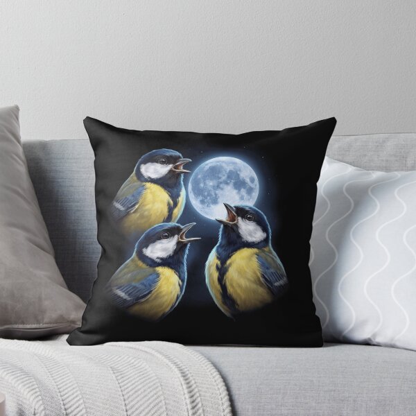 Item preview, Great Tit Howling Moon Art Bird Lover Birding designed and sold by TerryConnells.