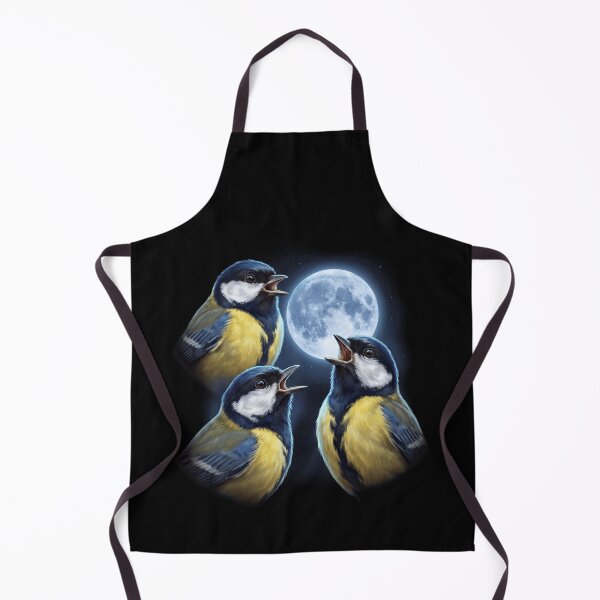 Item preview, Great Tit Howling Moon Art Bird Lover Birding designed and sold by TerryConnells.