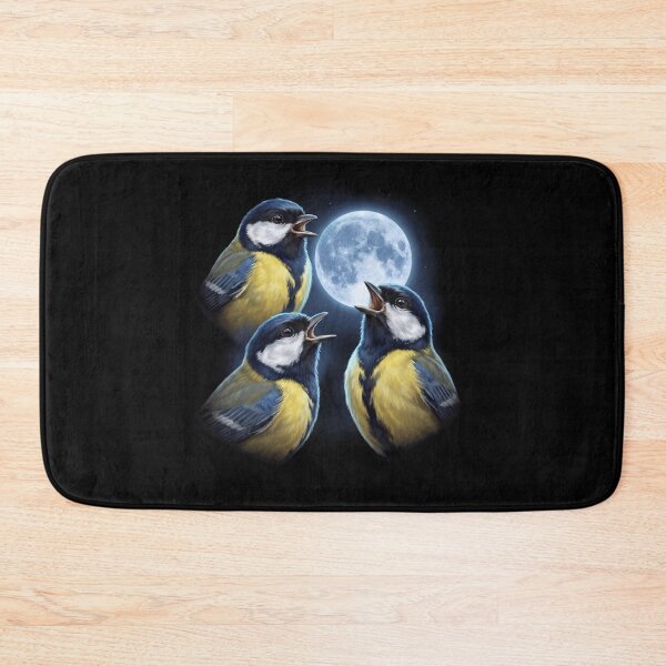 Item preview, Great Tit Howling Moon Art Bird Lover Birding designed and sold by TerryConnells.