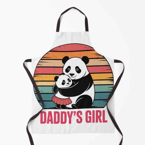 Item preview, Daddy’s Girl Panda Shirt – Cute Retro Panda Family Design designed and sold by Biedroneczka.