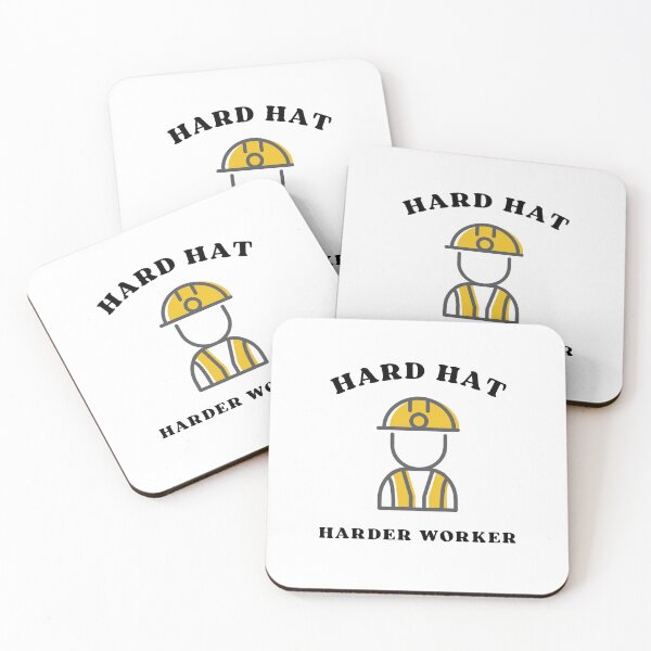 Item preview, Hard Hat - Harder Worker designed and sold by Cami & Co. Design.