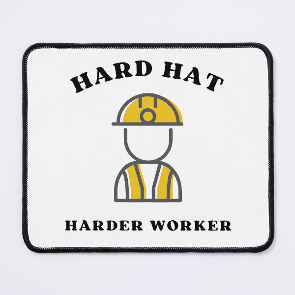 Item preview, Hard Hat - Harder Worker designed and sold by Cami & Co. Design.