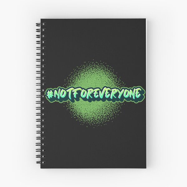 Item preview, #NotForEveryone Hashtag T-Shirt designed and sold by DwishOriginals.