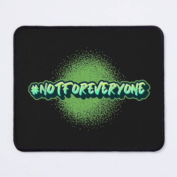Item preview, #NotForEveryone Hashtag T-Shirt designed and sold by DwishOriginals.