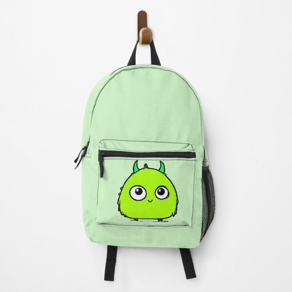 Item preview, Little Green Monster Cute Kawaii Furry Monster Adorable designed and sold by AstronautMerch.