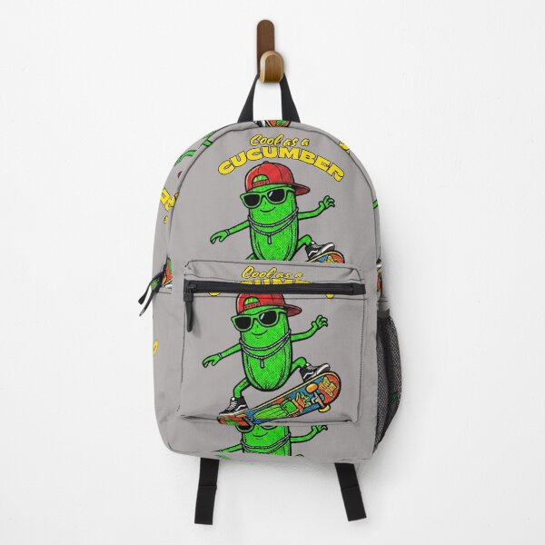 Item preview, Cool as a Cucumber: Skateboarder Veggie - Funny Pun Graphic designed and sold by 2msons.