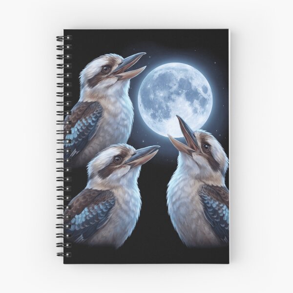 Item preview, Kookaburra Howling Moon Art Bird Lover Birding designed and sold by TerryConnells.