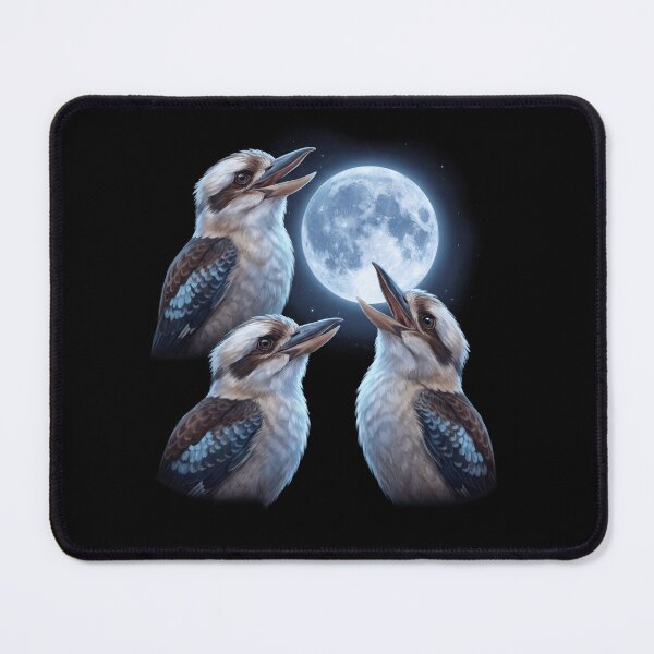 Item preview, Kookaburra Howling Moon Art Bird Lover Birding designed and sold by TerryConnells.