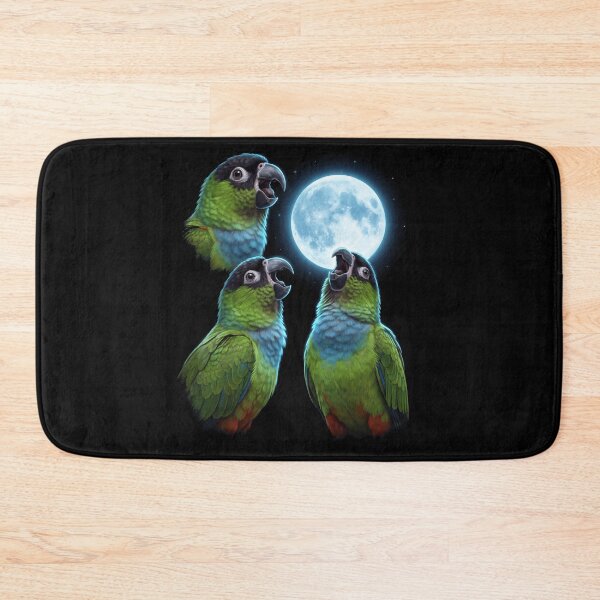 Item preview, Nanday Conure Howling Moon Art Parrot Lover designed and sold by TerryConnells.